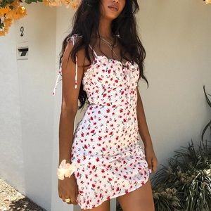 princess polly allen mini dress in white!